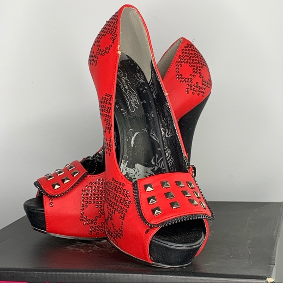 Iron Fist Shoes - Skull Platform pumps!